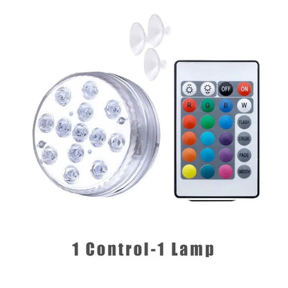 13-LED Submersible Light – Light Up Water, Elevate the Mood