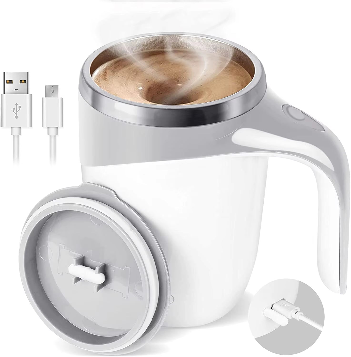 Automatic Self-Stirring Mug – Mix Smarter, Sip Smoother