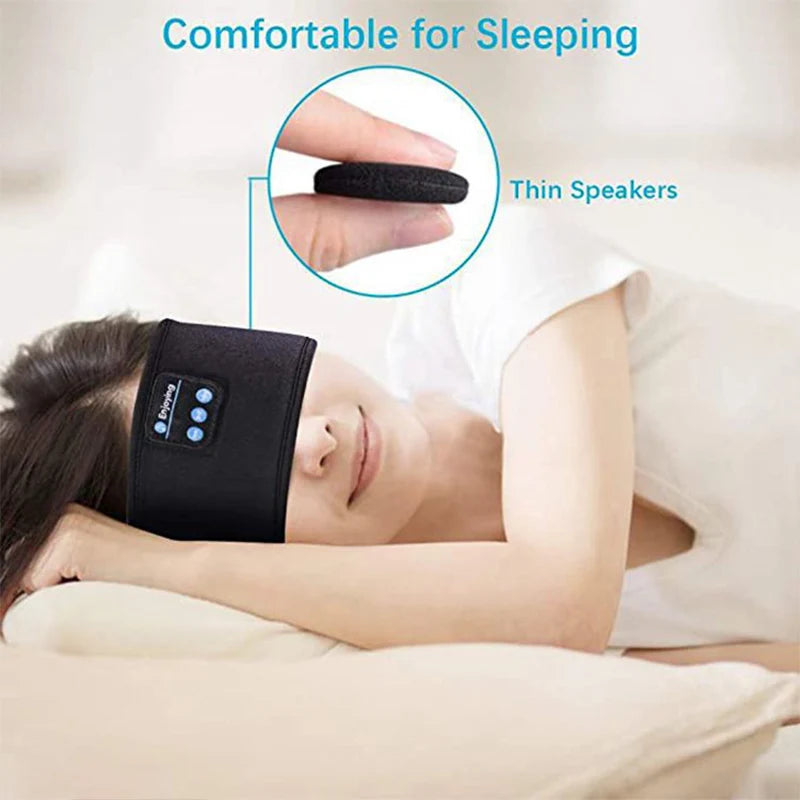 Enjoying Wireless Bluetooth Sleep Headband – Sleep, Sweat, and Stream in Total Comfort