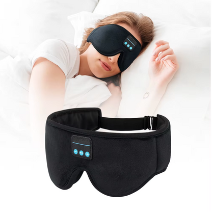 DreamTune 3D: Bluetooth Sleep Mask with Wireless Headset & Adjustable Eye Cover