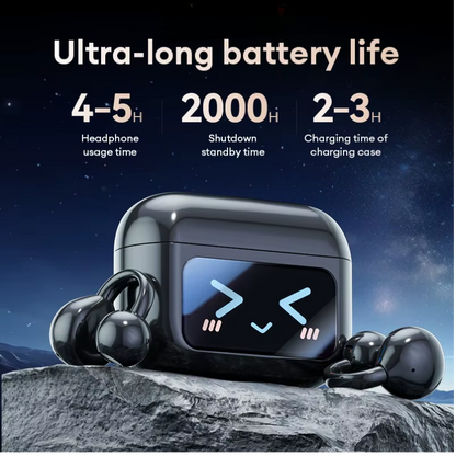 EchoGrip™ M100 ENC Ear Clip Earphones – Style, Sound, and Smart Control